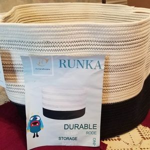 Large Runka Hemp Rope Basket